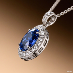 The Art Deco Sapphire Drop